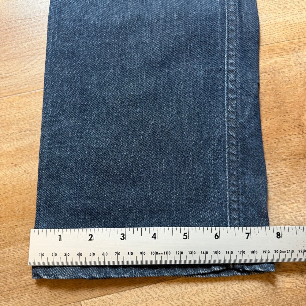 Diesel Paddom Jeans Mens 29x30 Blue Dark Wash Straight Leg Stretch Made in Italy - Picture 14 of 15